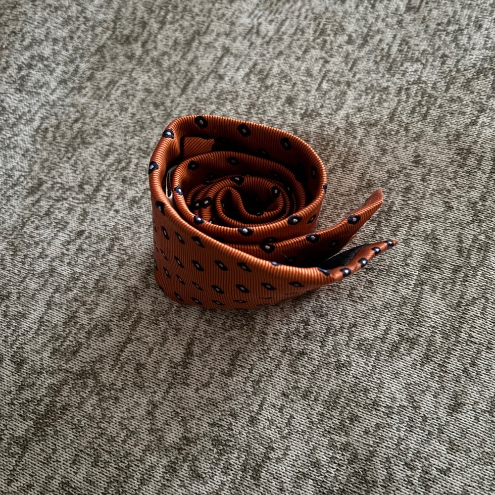 Kids Orange Talbots Silk Tie